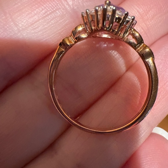 NWOT 10kt Rose gold and Amethyst - Picture 6 of 6